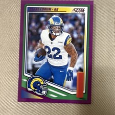 Panini 2025 Score Blake Corum Los Angeles Rams Football Card #243 Base Set