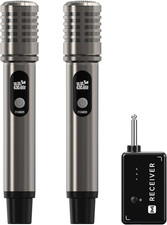 Wireless Microphones, Microphone with One-To-One Chip Connection and Rechargeabl