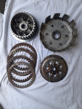 SUZUKI PE175 CLUTCH BASKET W FRICTION PLATES