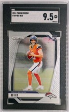 Bo Nix 2024 Panini Prizm #309 NFL Denver Broncos RC SGC 9.5 Mint