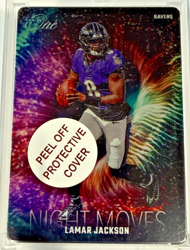2023 Panini One - Night Moves Lamar Jackson #2