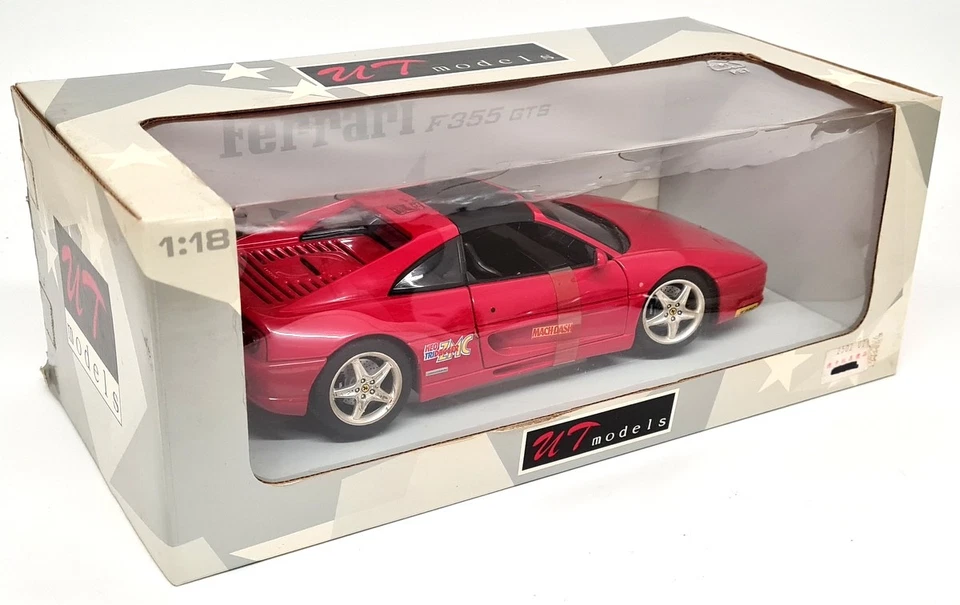 UT 1/18 Ferrari F355 GTS Rosso Red Diecast Scale Model Car - Image 2 of 4