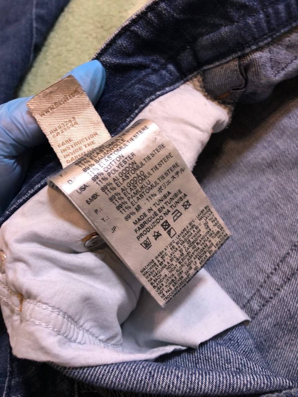 DIESEL Industry Men's Thavar Slim Skinny Jeans Dark Wash W32 L32 thumbnail 17