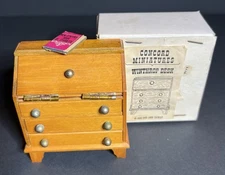 Vintage Concord Miniatures Winthrop Desk Dollhouse Furniture 1855 Our Own Taiwan