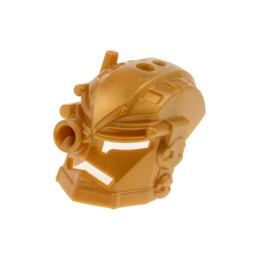 1X Lego Bionicle Hero Factory Mask Pearl Gold Heroes Rocka 6202 4652177 98574