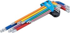 BGS | Winkelschl&uuml;ssel-Satz |T-Profil (f&uuml;r Torx) mit Kugelkopf T10 - T50