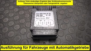 Steuergerät Elektrolüfter Mercedes-benz A 160 L 168 A0255453232 12 Monate