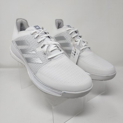Adidas Crazyflight Shoes Mens Size 14 White Indoor Court Volleyball Boost