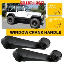 Window Crank Handle Inner Interior Left Right For 92-95 Jeep Wrangler Yj 2-6x