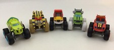 Blaze And The Monster Machines Diecast Vehicles 5pc Sphinx Zeg Rescue Stripes