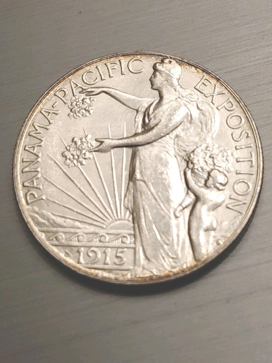 1915-S Panama Pacific Commemorative Half Dollar Coin | eBay