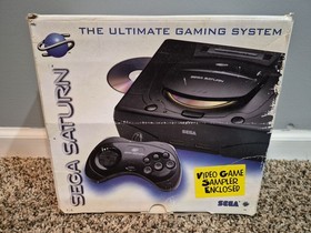 Sega Saturn USA Console Complete in Original Box CIB TESTED WORKING