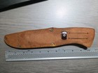 Brown Leather Belt Sheath Case Up To A 5"-5.5"Fixed Blade Knife Made In Japan  — photo 2