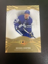 2021-22 Upper Deck Ultimate - Ultimate Introductions Michael Bunting Gold /49