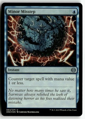 Minor Misstep 64 Uncommon Phyrexia: All Will Be One Magic: The Gathering Foil LP