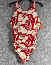 NWT Shade & Shore One Piece Swimsuit SZ 16 Re...