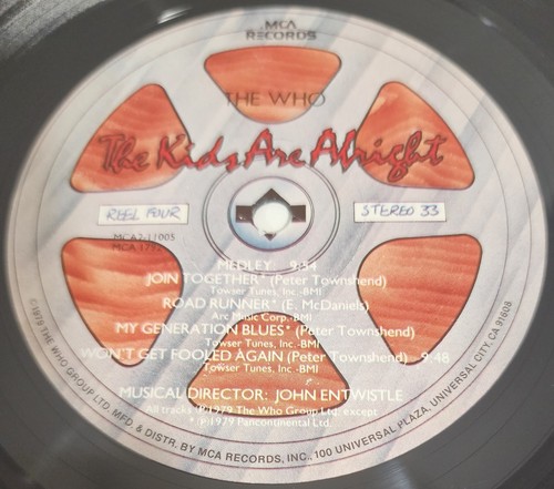 The Who The Kids Are Alright *Soundtrack 2X Vinyl LP MCA Records MCA2-11005 1979 - Picture 7 of 11