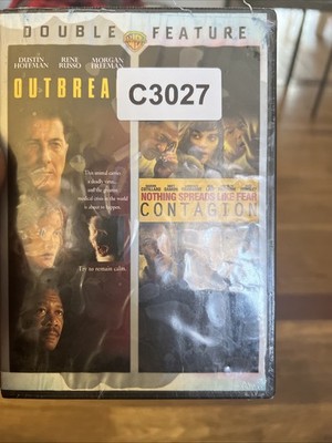 Outbreak / Contagion (DVD) Liquid Damage New And sealed