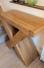 Solid Oak Table, Console Table, Hall Table, Lamp Table, Reclaimed Oak Furniture