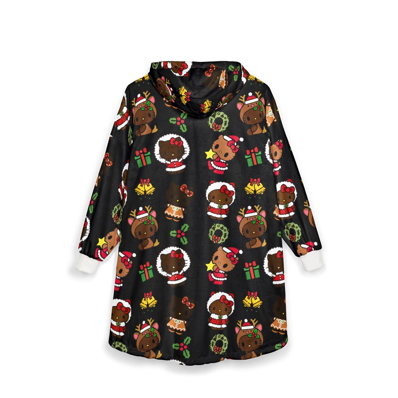 Holly Jolly Hello Blanket Hoodie