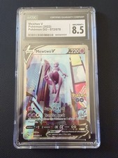 2022 Mewtwo V 072/078 Ultra Rare Holo Pokemon Go Pokemon CGC 8.5 NM/Mint+