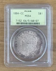 1884-CC Morgan Dollar PCGS MS64
