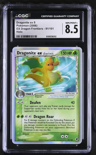 Dragonite ex δ graded CGC 8.5 for sale on eBay