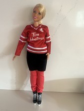 BARBIE TIM HORTONS MATTEL 2016 HOCKEY PLAYER DOLL CANADA