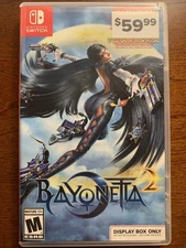 Bayonetta 2 Nintendo Switch - Display Box Only / No Game / Authentic / Rare