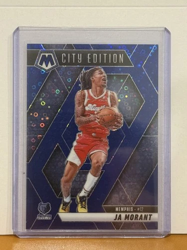 2024-25 Panini Mosaic City Edition Ja Morant #281 Fast Break Blue Prizm /85