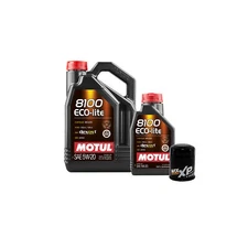 6L Motul 8100 ECO-LITE 5W20 WIX XP Filter Engine Motor Oil Change Kit API SP