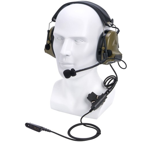 Casque tactique U94 PTT réduction du bruit casque de tir pour Motorola GP140 - Photo 8/8