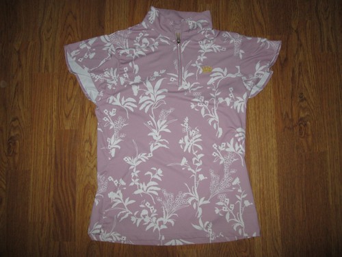 Womens KASTEL DENMARK athletic quarter zip golf collared shirt sz M md Med