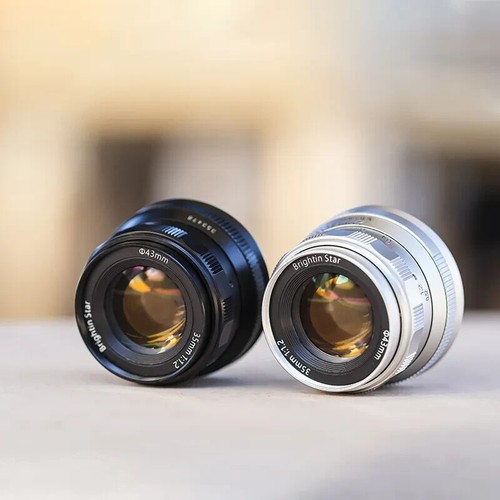 Brightin Star 35mm F1.2 APS-C MF Portrait Lens for Sony Canon Fuji M4/3 Mount - Picture 12 of 18
