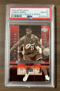 LeBron James 2003 Upper Deck Rookie Exclusives #1 Black LeBron James 2003 Upper Deck Rookie Exclusives #1 Black