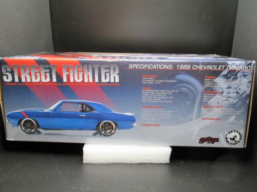 1969 CHEVROLET CAMARO BLUE KINESIS STREET FIGHTER 1:18 GMP G1800313 CHEVY # 0071 - Picture 17 of 23