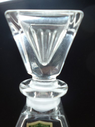 EXCELENTE BOTELLA DE AROMA DE CRISTAL DE SEÑORA QUEMADURAS GRABADA CON DISEÑO MAESTRO YORK. - Imagen 3 de 5