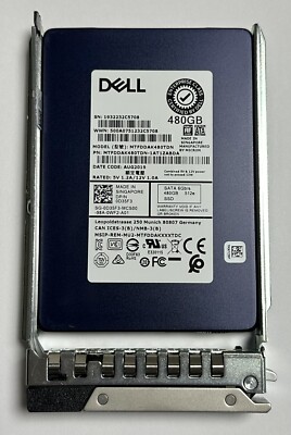 480GB 2,5 Zoll Sata SSD Micron 5200 MAX Dell 0D35F3 MTFDDAK480TDN Enterprise