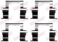 Quick Brake 109-1274 ZubehöRsatz, Scheibenbremsbelag FüR Isuzu, Opel, Vauxhall