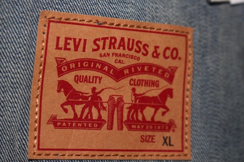 Veste en jean bleu femme Levi's camion d'origine taille XL - Photo 5/20