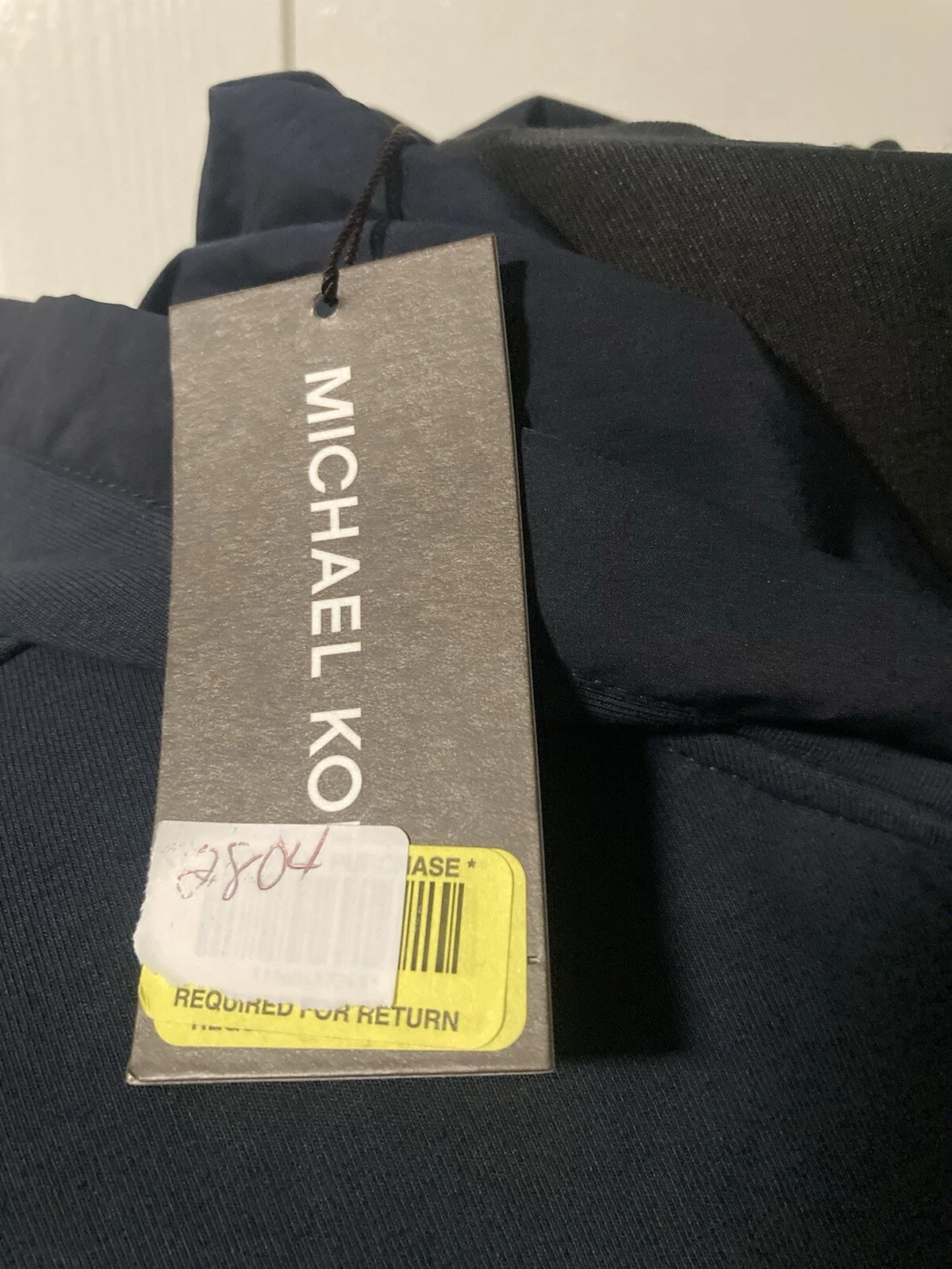 Felpa con cappuccio e zip intera Michael Kors uomo mezzanotte manica lunga S