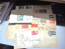 REGNO ITALIA lotto 10 pezzi STORIA POSTALE COMMEMORATIVI vedi foto A.V. CAT.