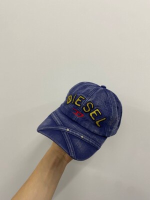 Mens Diesel Navy y2k opium hat cap rare vintage! 90s bootleg rare