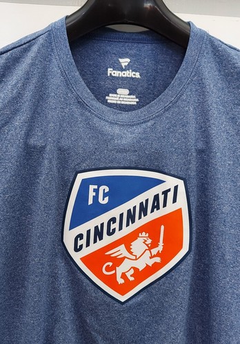 FANATICS MLS CINCINNATI FC MEN'S BLUE POLYESTER SHORT SLEEVE T-SHIRT SIZE M NWT - Picture 7 of 8