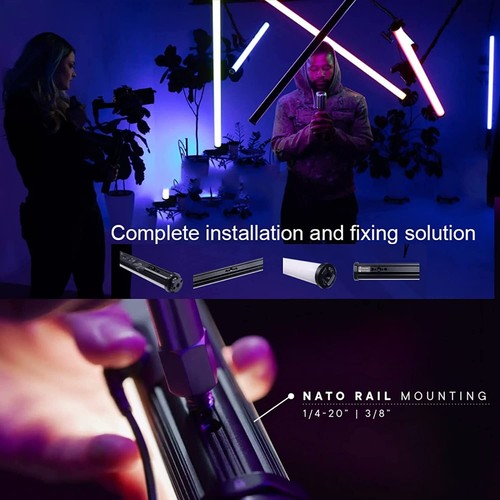 Aputure Amaran T4C RGBWW LED Tube Light Handheld Light Wand 40W 2500K-7500K - Picture 6 of 10