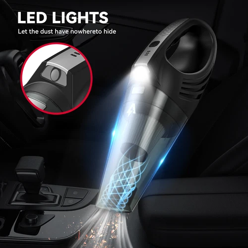 Cordless Portable Handheld Vacuum Cleaner Wet & Dry Car Home Rechargeable - Picture 6 of 14