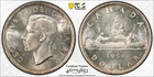 1950  PCGS Graded Canadian Silver Dollar PL66 *ISLAND LOGS VARIETY*