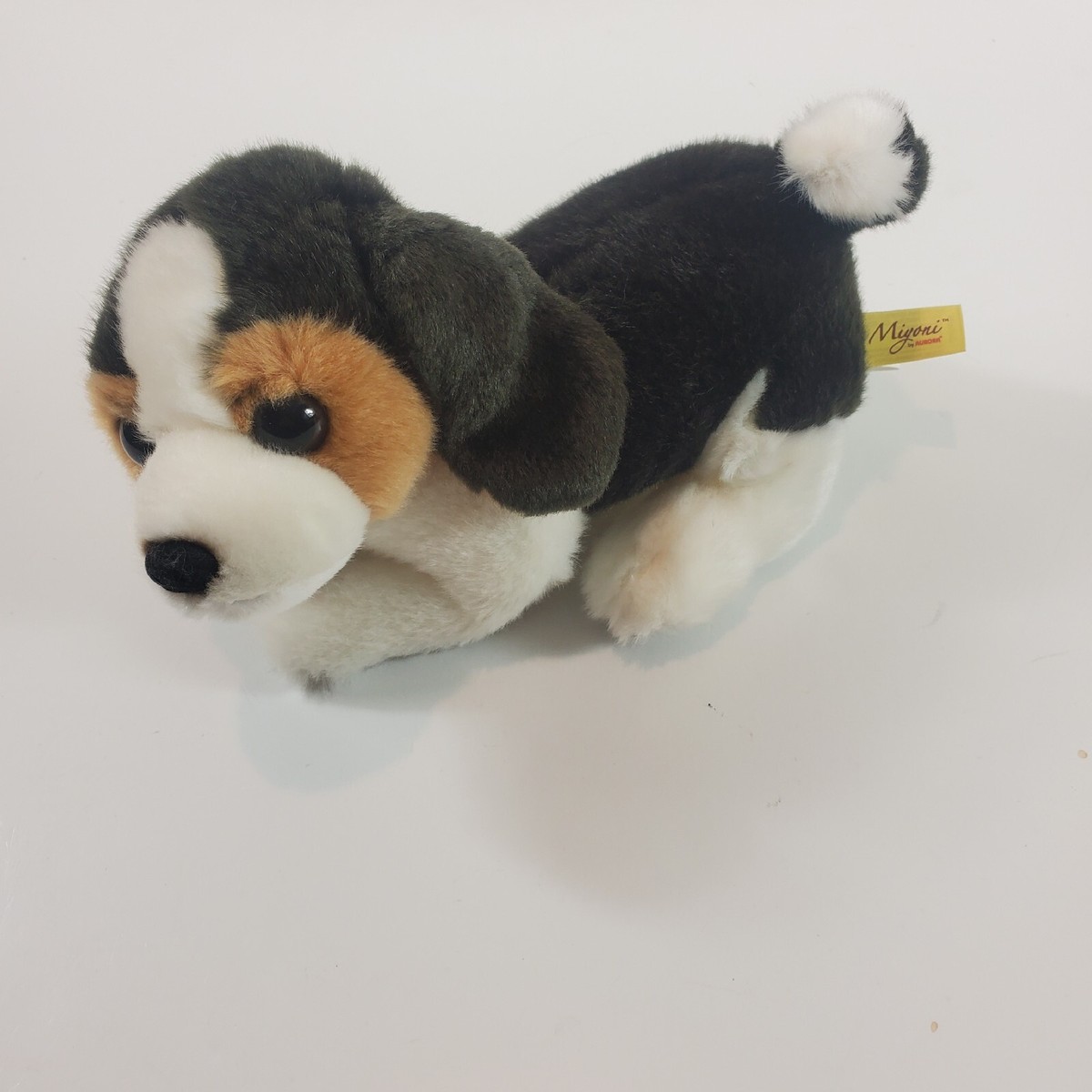 Miyoni By Aurora Beagle Puppy Dog Plush White Brown Stuffed Animal