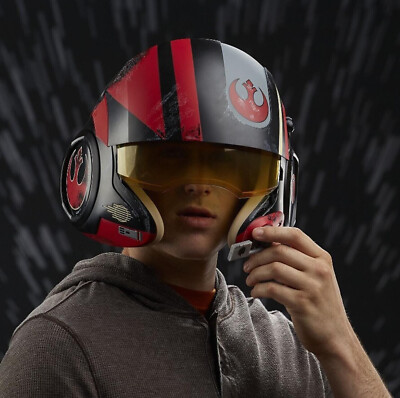 Star Wars Poe Dameron Electronic X-Wing Pilot Helmet Cosplay Mask Christmas hot