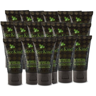BeeKind Shower Gel, Bee Kind, by Gilchrist & Soames. 1.0 oz, 30 ml. Lot of 18